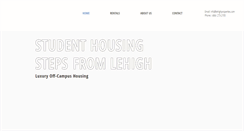 Desktop Screenshot of lehighproperties.com