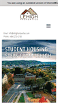 Mobile Screenshot of lehighproperties.com